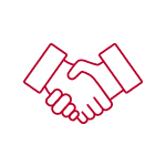 Hand shake icon